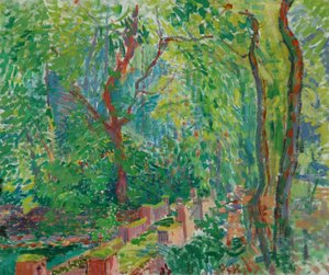 パンシャンゲル公園、1908 作： Spencer Frederick Gore